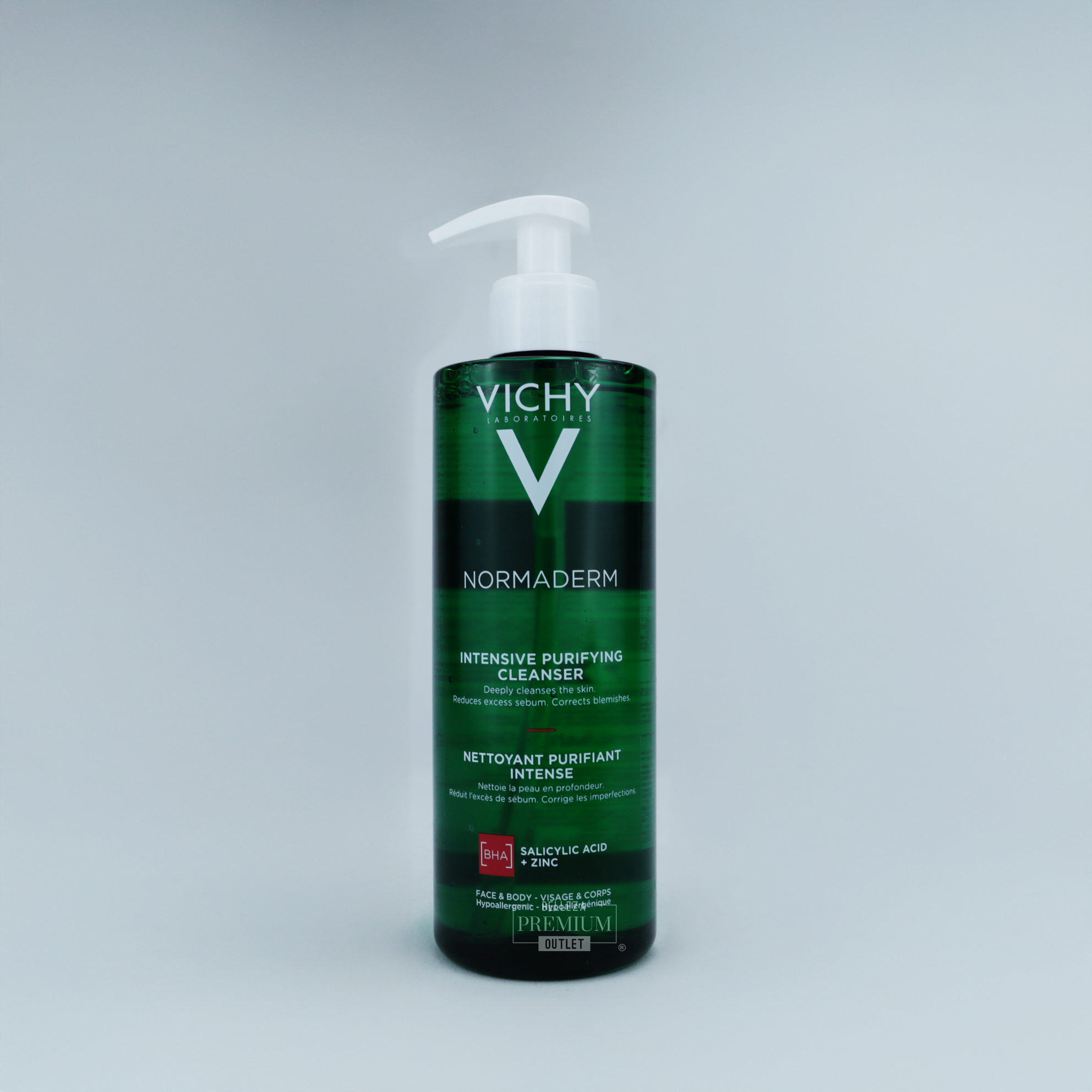 Vichy Normaderm Phytosolution Intensive Purifying Gel 400ml – Gel Limpiador Purificante para Piel Grasa y con Imperfecciones
