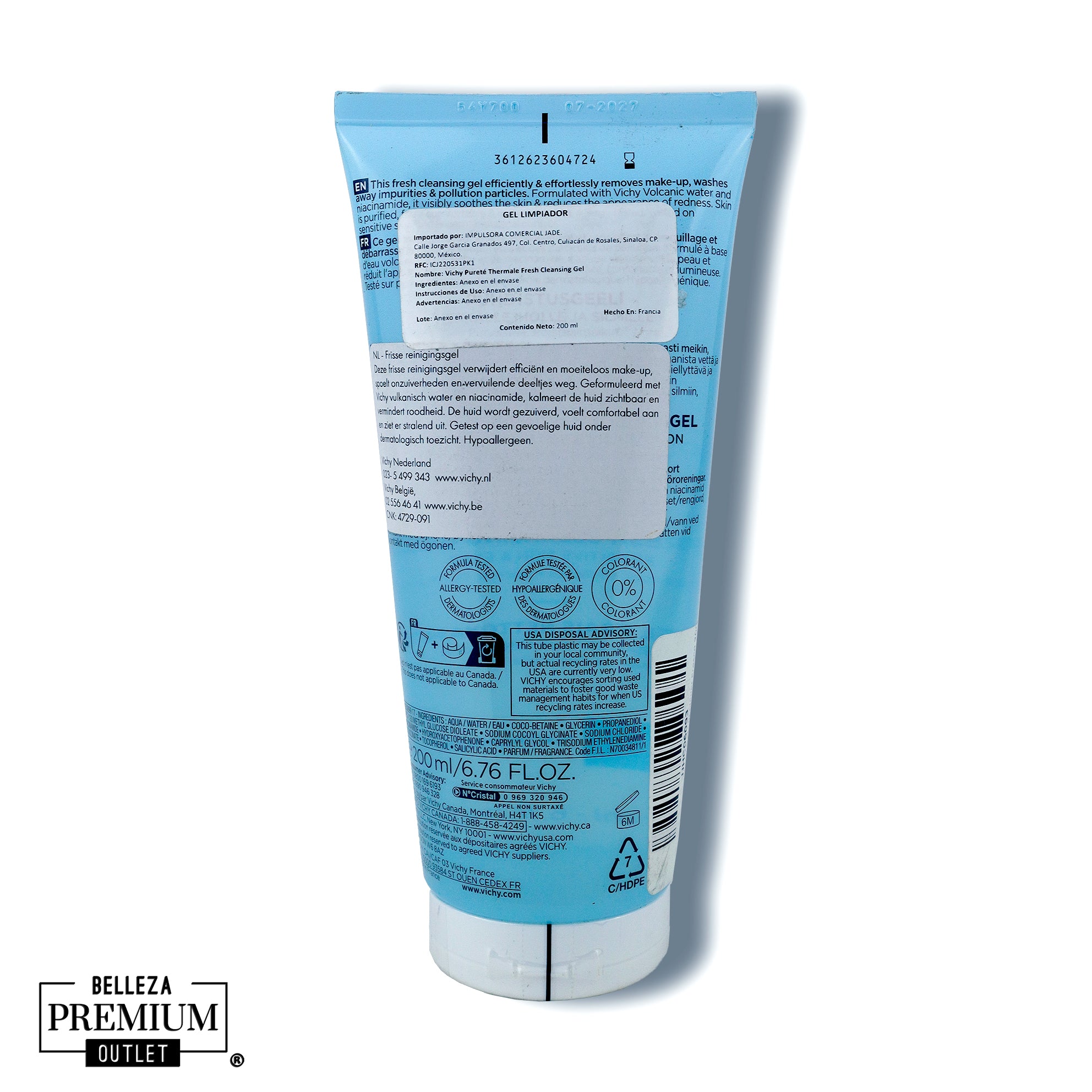 Vichy Pureté Thermale Fresh Cleansing Gel 200ml