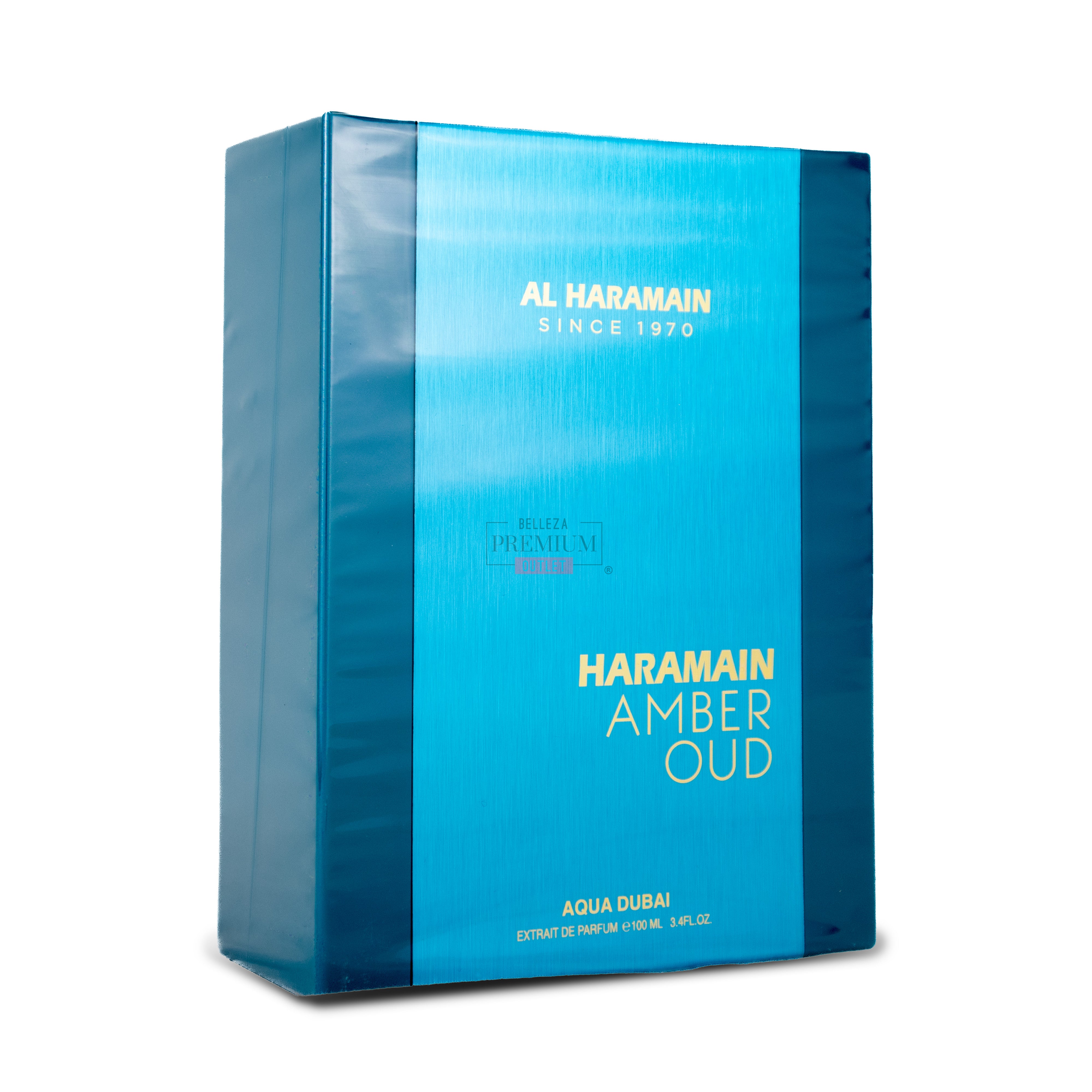 Perfume Al Haramain Amber Oud Aqua Dubai Extrait 100ml Unisex – Fragancia Cítrica Aromática de Lujo