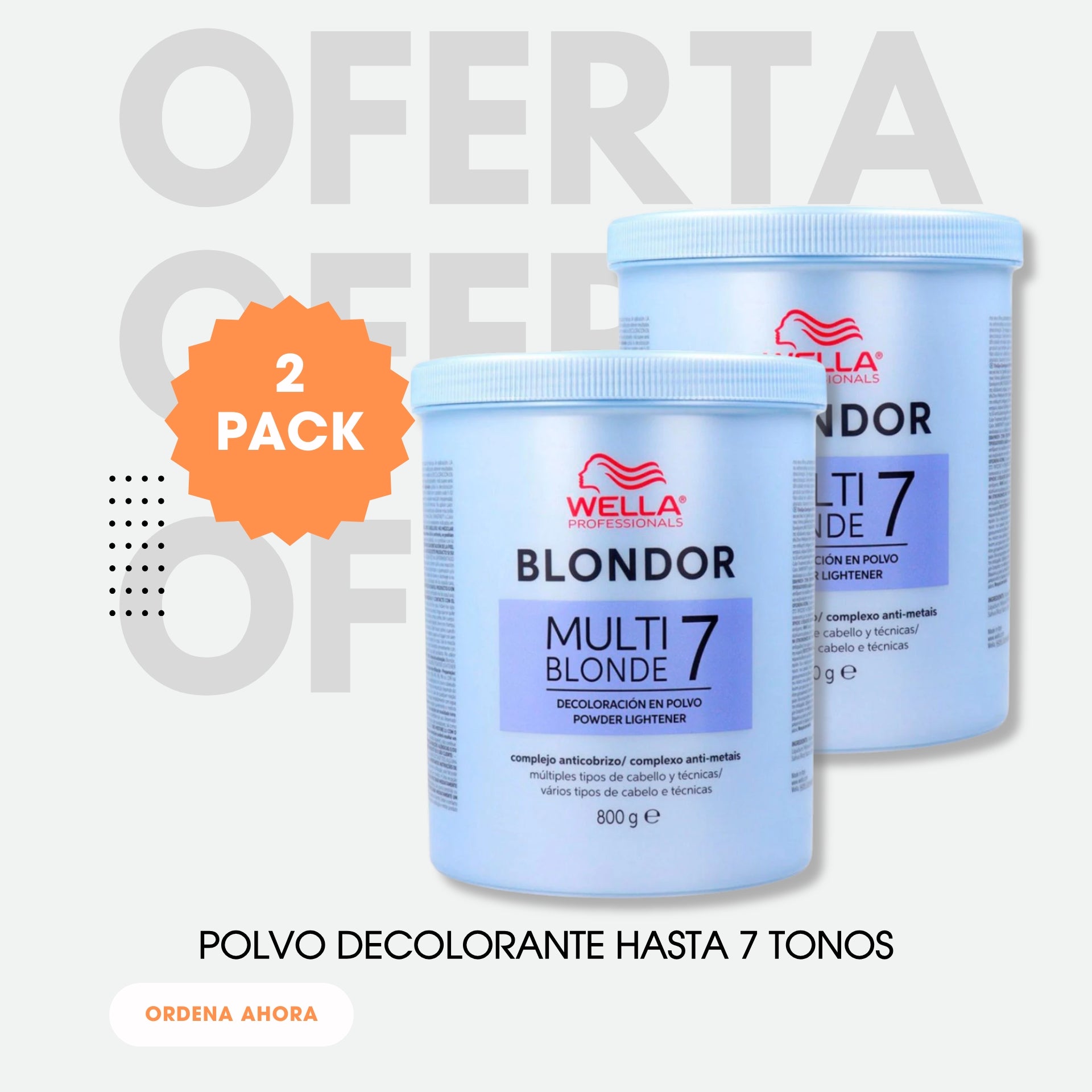 Rubios Perfectos Blondor Multi Blonde hasta 7 tonos Pack de 2