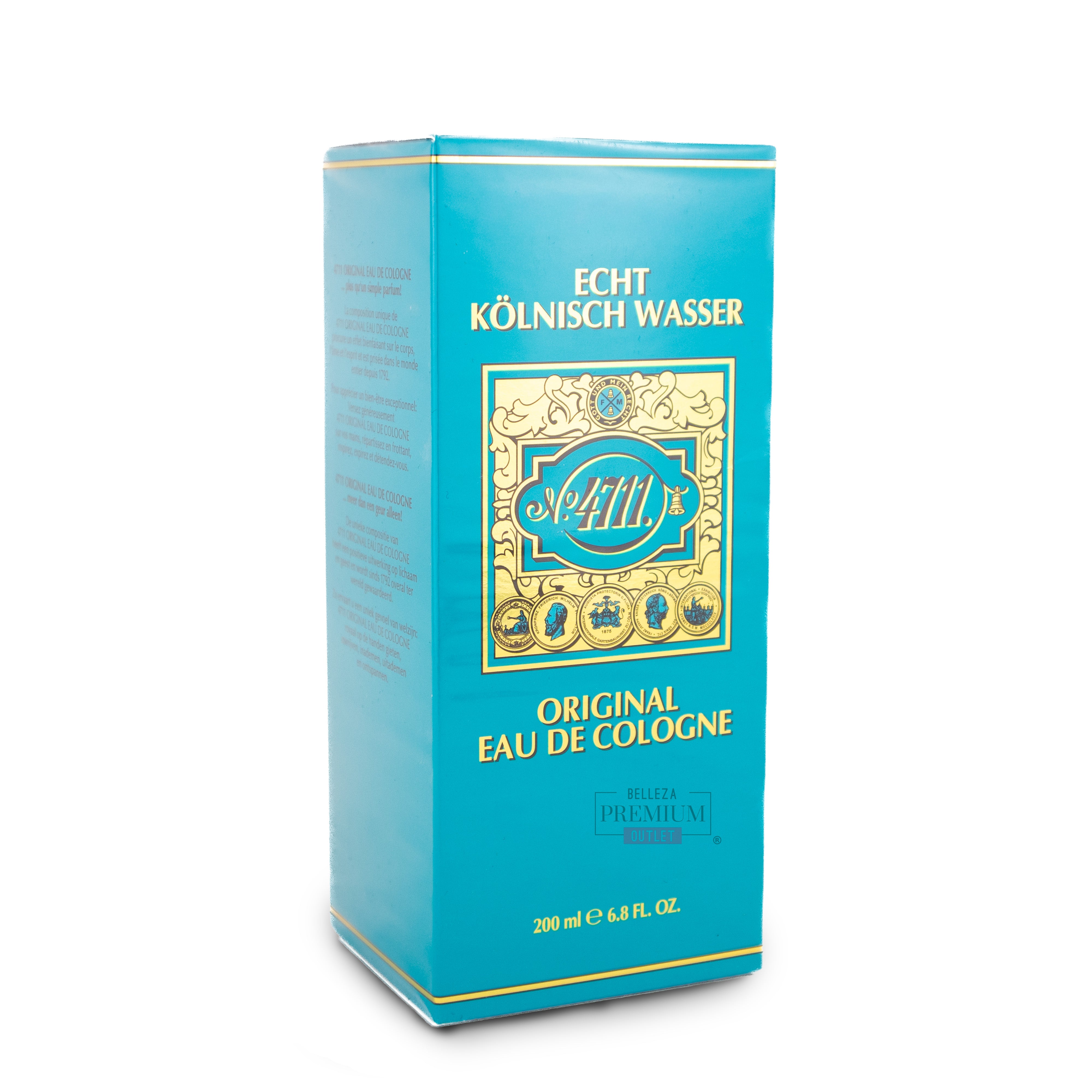 4711 Original Eau de Cologne Splash 200ml Hombre – Colonia Clásica Cítrica Refrescante