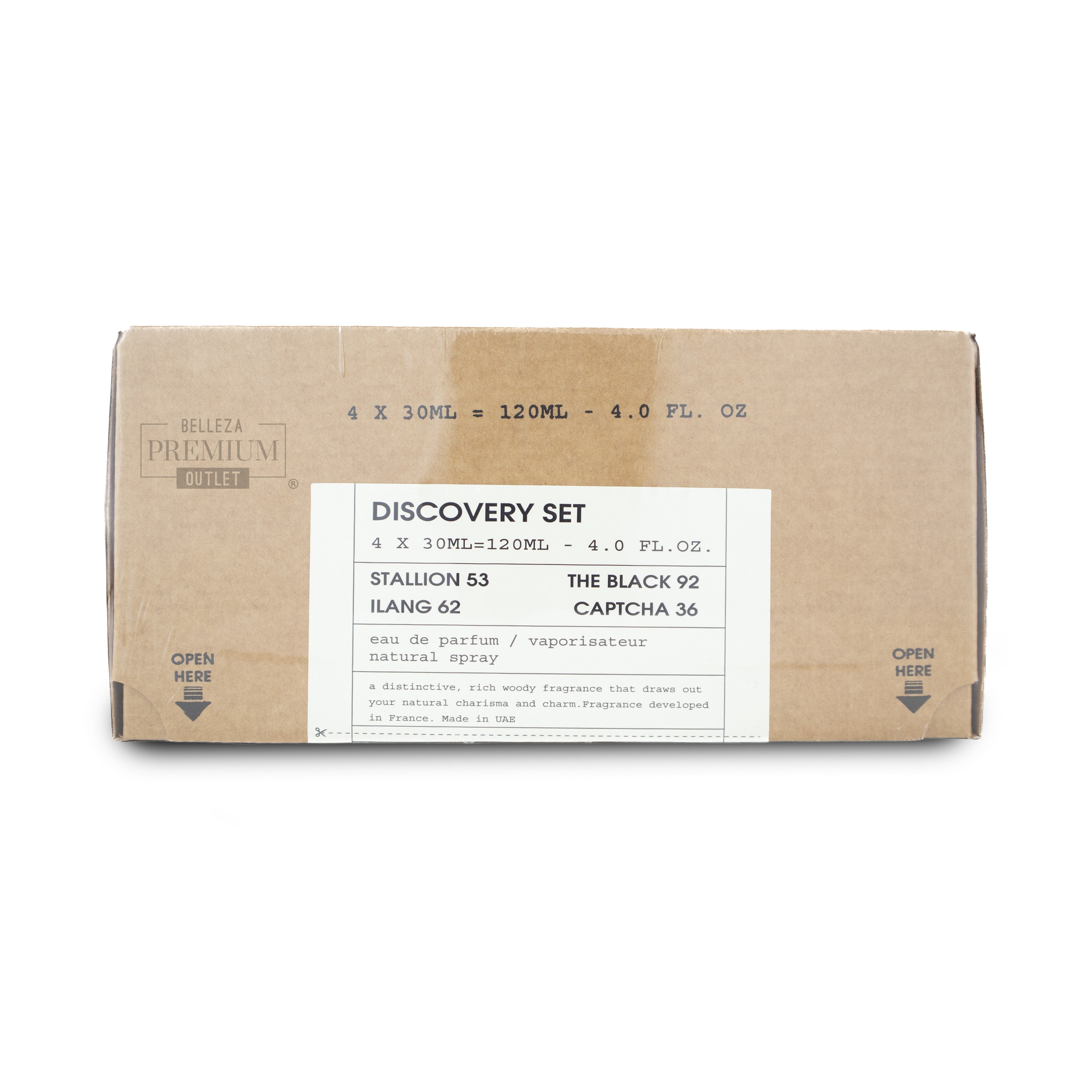 Emper Discovery Set 4 Perfumes EDP x 30 ml – Stallion 53, The Black 92, Captcha 36, Ilang 6
