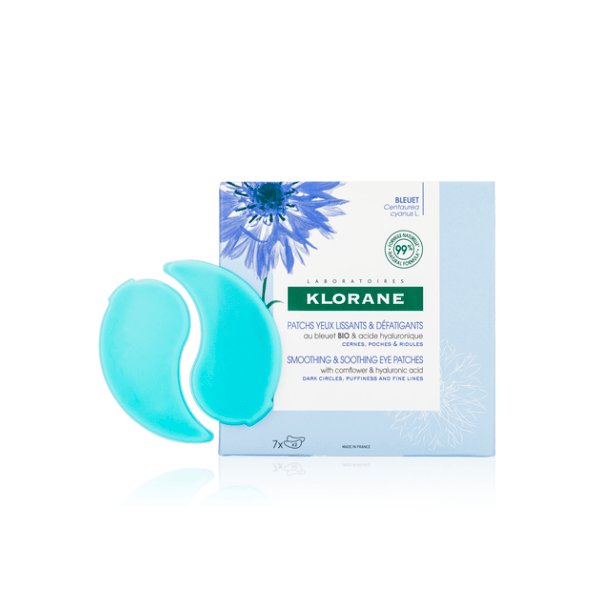 Klorane Smoothing and Soothing Eye Patches with Cornflower and Hyaluronic Acid 7g