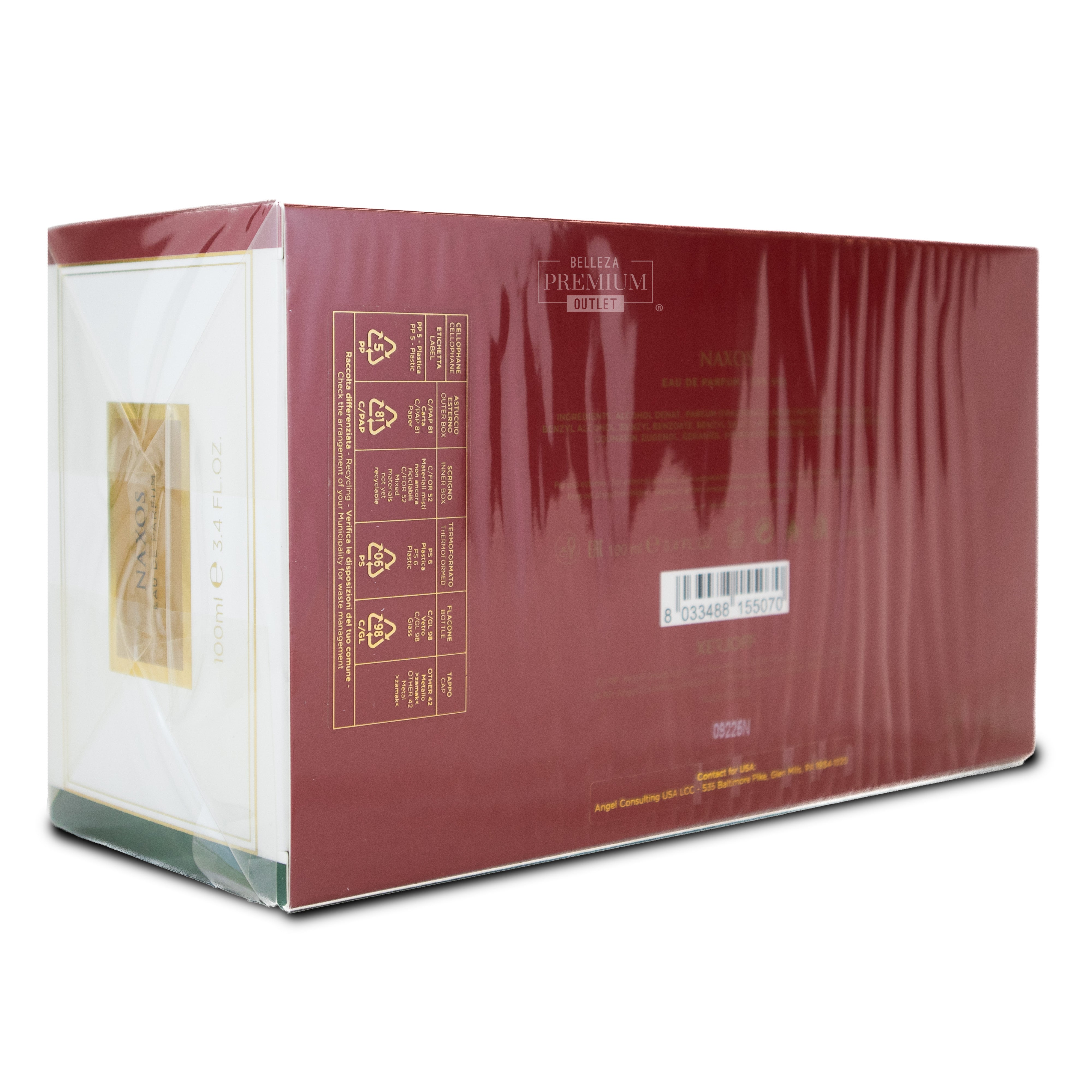 Perfume Xerjoff XJ 1861 Naxos EDP 100ml Unisex – Fragancia Miel Tabaco de Lujo