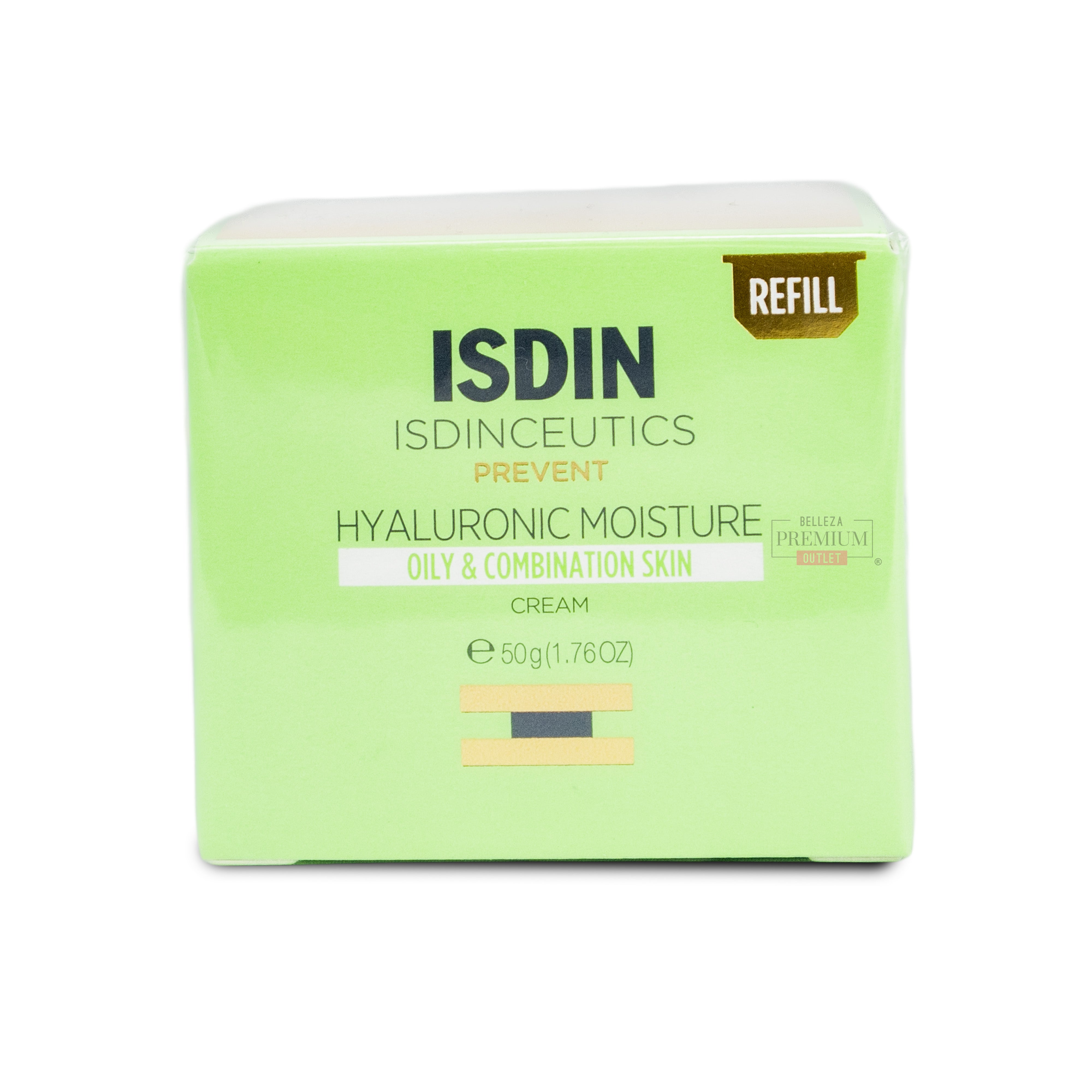 Isdin Isdinceutics Hyaluronic Moisture Oily Refill 50g – Crema Hidratante Facial para Piel Grasa con Ácido Hialurónico