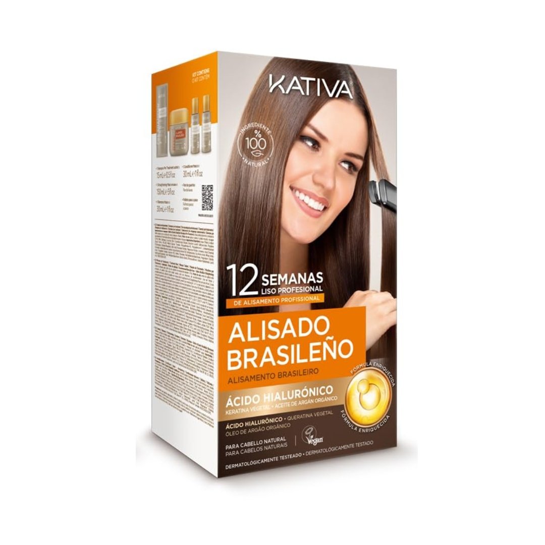 Kativa Alisado Brasileño 12 semanas tratamiento alisador cabello