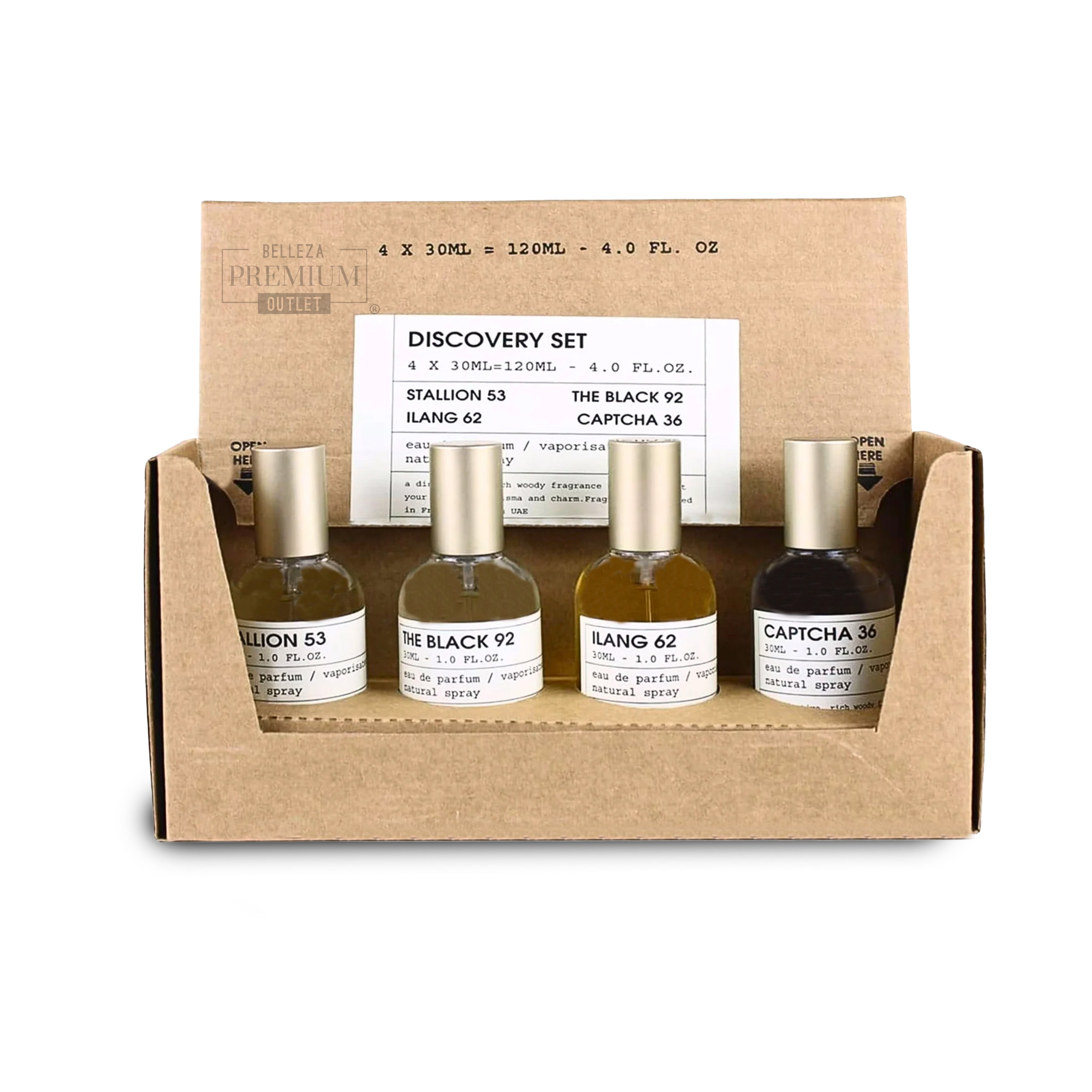 Emper Discovery Set 4 Perfumes EDP x 30 ml – Stallion 53, The Black 92, Captcha 36, Ilang 6