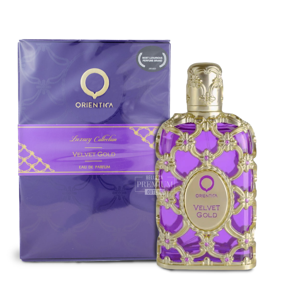 Perfume Orientica Velvet Gold EDP 80ml Unisex – Fragancia Dulce Amaderada de Lujo