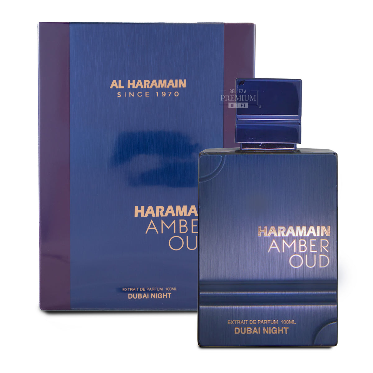 Perfume Al Haramain Amber Oud Dubai Night Extrait de Parfum 100ml Unisex – Fragancia Oriental Dulce de Lujo