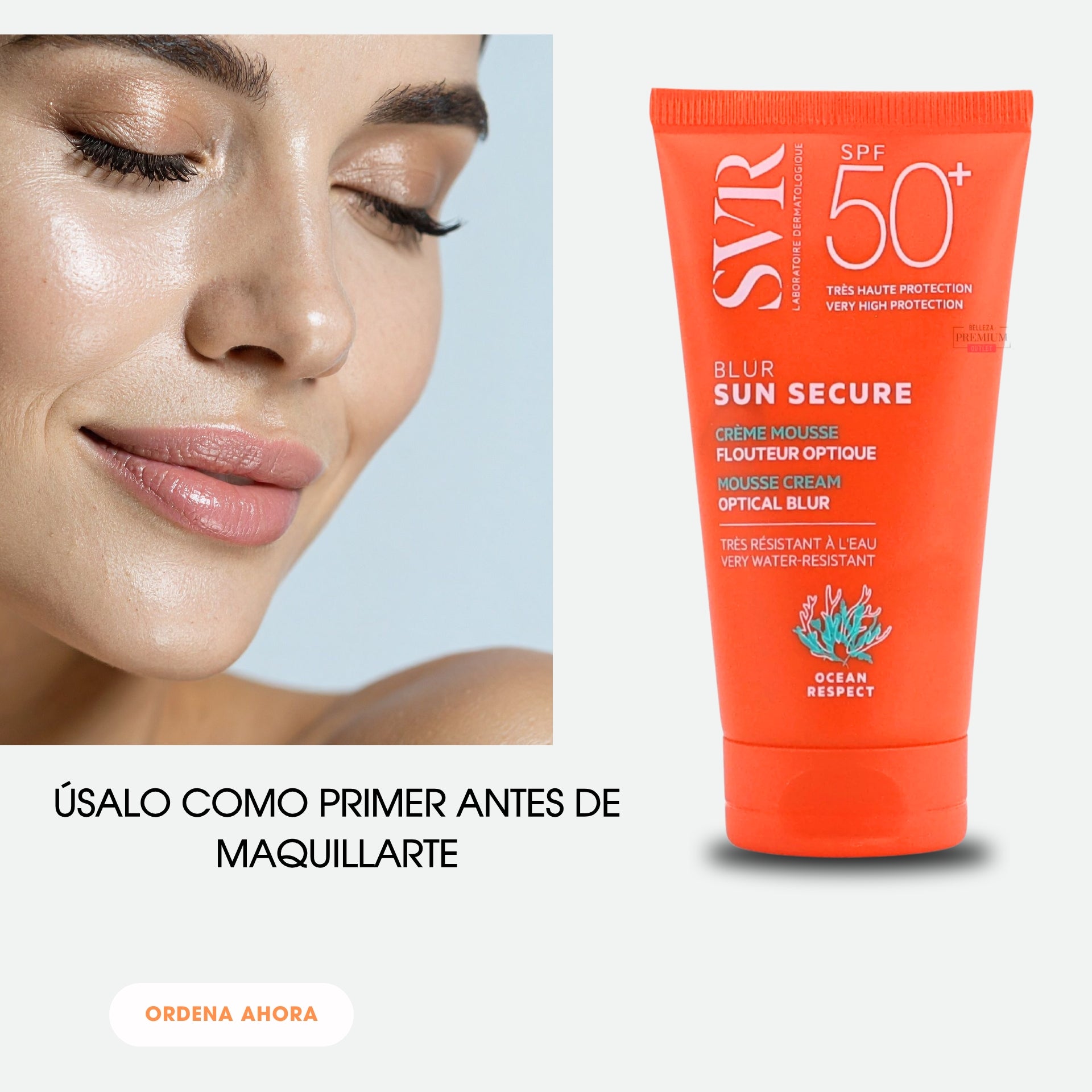 SVR Sun Secure Blur SPF50 Pack de 2 Protector Solar Efecto Primer | Bloqueador Solar