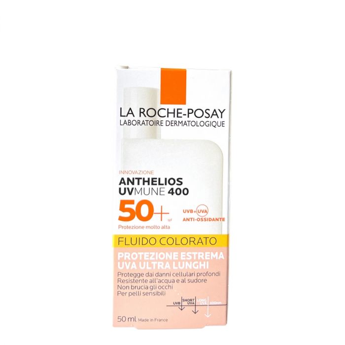 La Roche-Posay Anthelios UVMune 400 Tinted Fluid SPF50+ 50ml – Protección Solar Avanzada con Color