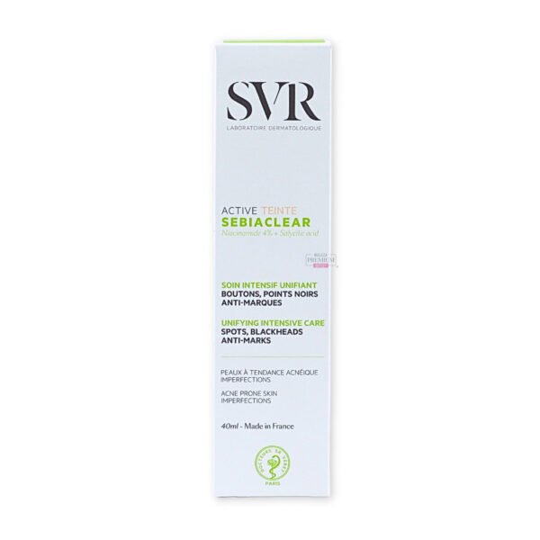 SVR Sebiaclear Active Teinte 40 ml: El Revolucionario Maquillaje con Tratamiento