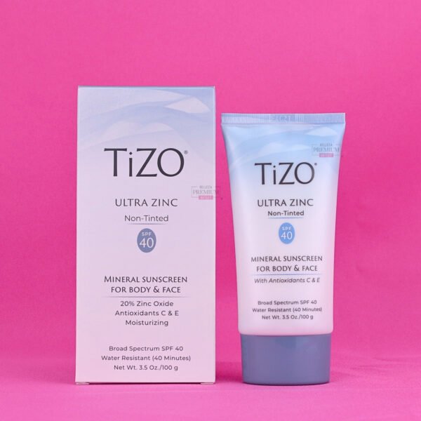 TiZO Ultra Zinc Sin Color SPF 40 100g: Prestigioso Protector Solar para una Protección Avanzada y Piel Impecable