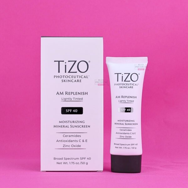 TiZO Photoceutical Skincare AM Replenish SPF 40 Ligeramente Tintado 50g: El Protector Solar Perfecto para una Protección y Tonificación Diaria