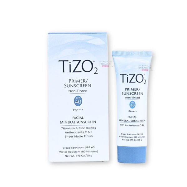 TiZO 2 Primer/Sunscreen Sin Color SPF 40 PA++++ 50g: El Protector Solar Ingenioso que Prepara y Protege tu Piel con Eficiencia