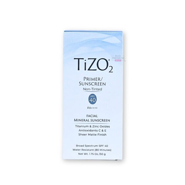 TiZO 2 Primer/Sunscreen Sin Color SPF 40 PA++++ 50g: El Protector Solar Ingenioso que Prepara y Protege tu Piel con Eficiencia