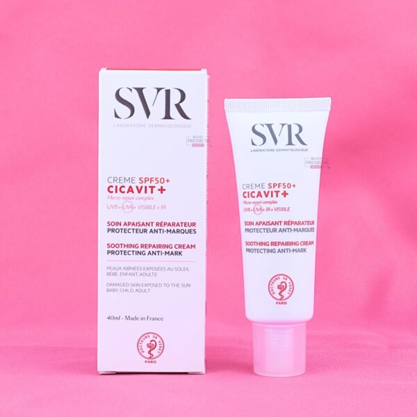 SVR Crème SPF50+ Cicavit+ 40ml: La Protección Irremplazable que Repara y Defiende tu Piel