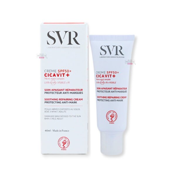 SVR Crème SPF50+ Cicavit+ 40ml: La Protección Irremplazable que Repara y Defiende tu Piel