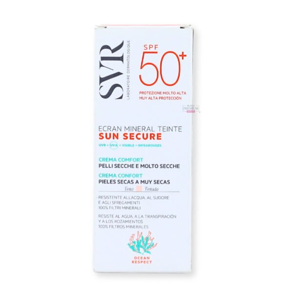 SVR Sun Secure Ecran Mineral Teinte Pieles Secas a Muy Secas 60gr: Majestuoso Cuidado Solar que Nutre y Protege