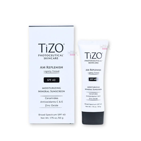 TiZO Photoceutical Skincare AM Replenish SPF 40 Ligeramente Tintado 50g: El Protector Solar Perfecto para una Protección y Tonificación Diaria