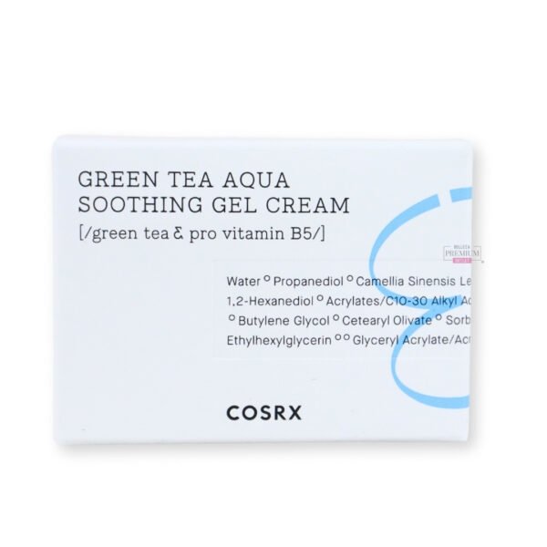 CosRX Hydrium Green Tea Aqua Soothing Gel Cream 50g: Majestuosa Crema para una Hidratación y Calmante Suprema