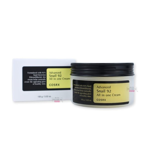 CosRX Advanced Snail 92 All in One Cream_Jar 100 mL: Irresistible Crema Todo en Uno con Mucina de Caracol