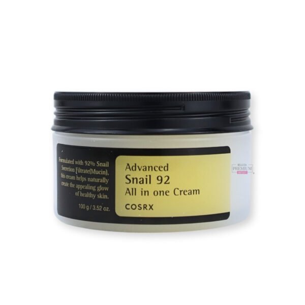 CosRX Advanced Snail 92 All in One Cream_Jar 100 mL: Irresistible Crema Todo en Uno con Mucina de Caracol