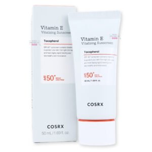 CosRX Vitamin E Vitalizing Sunscreen SPF 50+ 50 mL: El Talentoso Protector Solar para una Piel Radiante