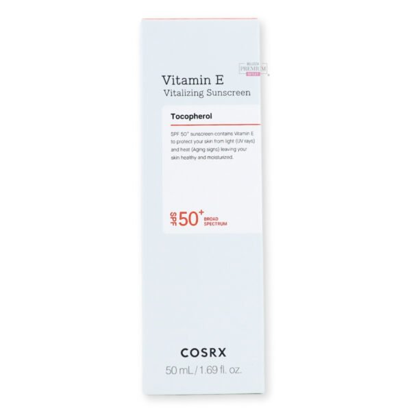 CosRX Vitamin E Vitalizing Sunscreen SPF 50+ 50 mL: El Talentoso Protector Solar para una Piel Radiante