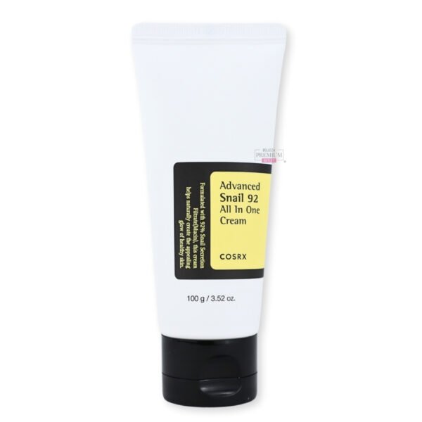 CosRX Advanced Snail 92 All In One Cream_Tube 100g: Irresistible Crema Multiusos de Caracol