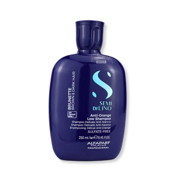 ALFAPARF SDL SHAMPOO ANTI-ORANGE BRUNETTE 250ML: Brillante Shampoo que Potencia tu Cabello Castaño