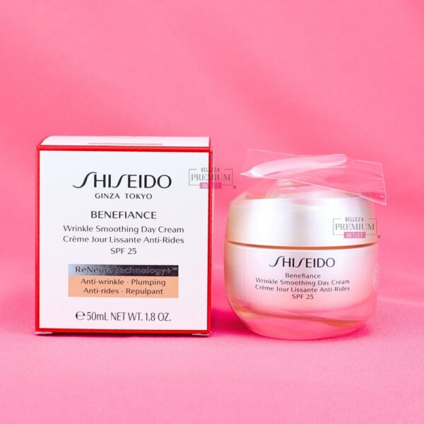 Shiseido Benefiance Wrinkle Smoothing Day Cream SPF25 50ml: Eficaz para Proteger y Rejuvenecer tu Piel