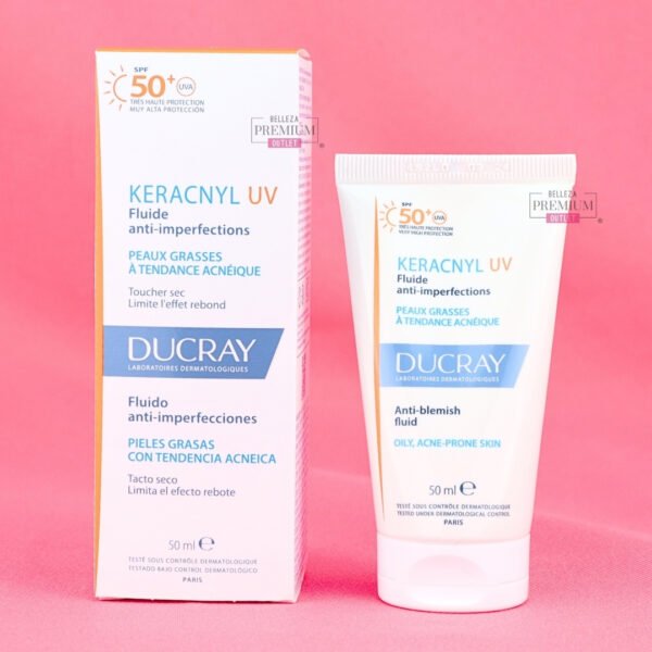 Ducray KERACNYL Fluide UV 50+ Anti-imperfecciones 50ml: Victorioso combate contra las imperfecciones y el daño solar